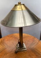 Alte Metall Designlampe in Farben Gold/Silber Nordrhein-Westfalen - Neuss Vorschau