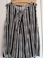 Ärmellose Bluse schwarz/weiß Zara Basic Bayern - Dietramszell Vorschau