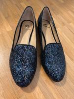 Schwarze Slipper, Glitzerschuhe Größe 41 Altona - Hamburg Altona-Nord Vorschau