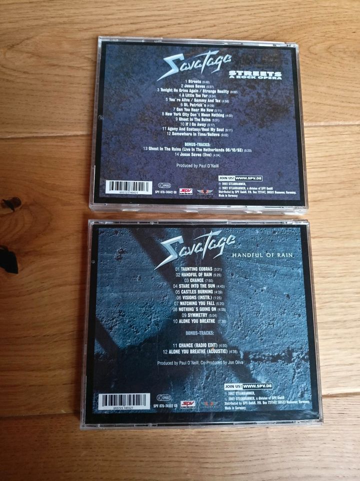 Savatage / CD-Doppel / Streets & Handful of Rain / Klassiker in Köln