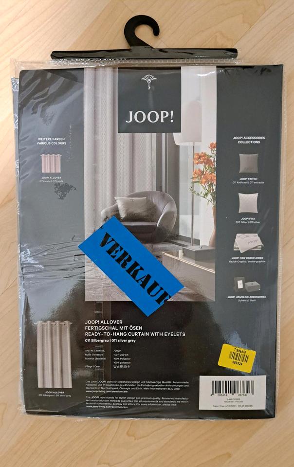 Ösenschal Allover 140 x 250 cm JOOP! In silber - Neu in Rüsselsheim