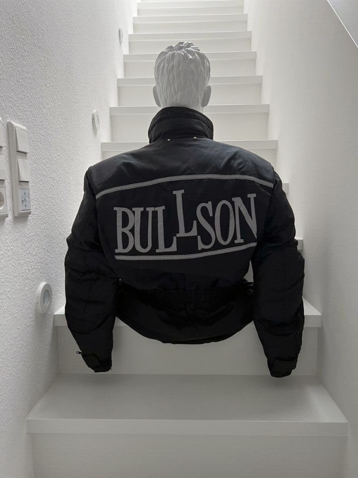 BULLSON Menswear Kult Motorradjacke schwarz M silber Protektoren in Stuttgart