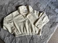 Weekday Crop Kuschelpulli, Sweatshirt beige XS Berlin - Spandau Vorschau