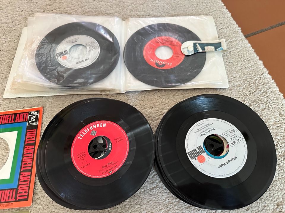 Single Schallplatten ca. 50 St. Schlager Klassik Beat in Dohren (Nordheide)