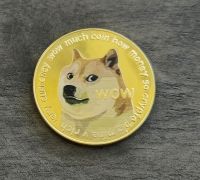 DOGE Coin Münze Crypto wow shibu ina Dog gold moon Brandenburg - Schönfließ b Oranienburg Vorschau