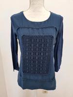 Blaue Bluse mit Stickerei von Orsay Bayern - Neufahrn Vorschau