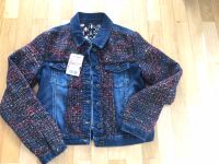 Desigual Jeans Jacke Gr. 40 42 mit Etikett blau Glitzer NEU 160,- Bayern - Stadtbergen Vorschau