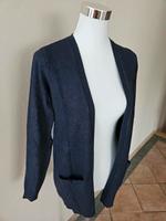 Weicher Cardigan elastisch meliert dunkelblau Strickjacke lang Nordrhein-Westfalen - Goch Vorschau