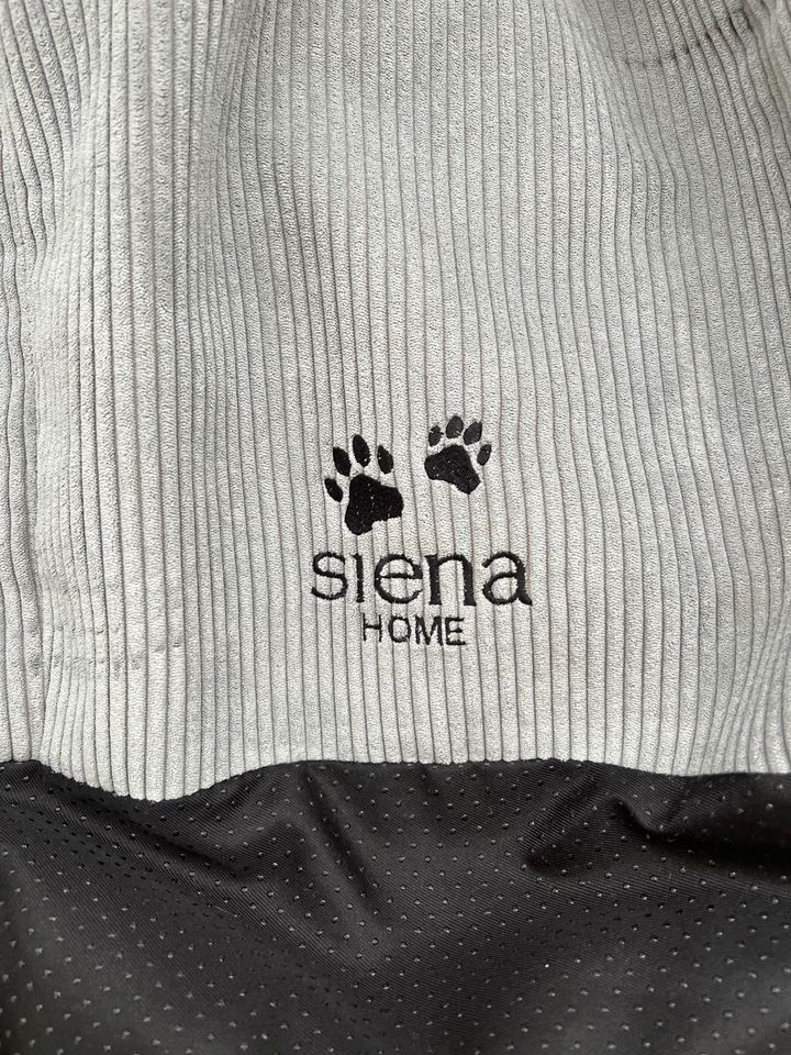 Siena Home Hundekissen Hundebett grau cord Pouf Hundekorb in Haibach Unterfr.