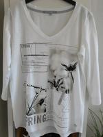 CECIL Shirt weiß Größe 36 mit 3/4 Arm + Glitzerdetails NEU Sachsen-Anhalt - Zeitz Vorschau