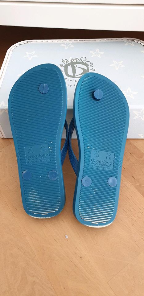 IPANEMA Flip Flops  blue/green Gr.37 OVP in Winsen (Luhe)