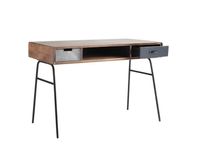 Schreibtisch aus massivem Mangoholz und Metall, NP 300€ Berlin - Friedenau Vorschau