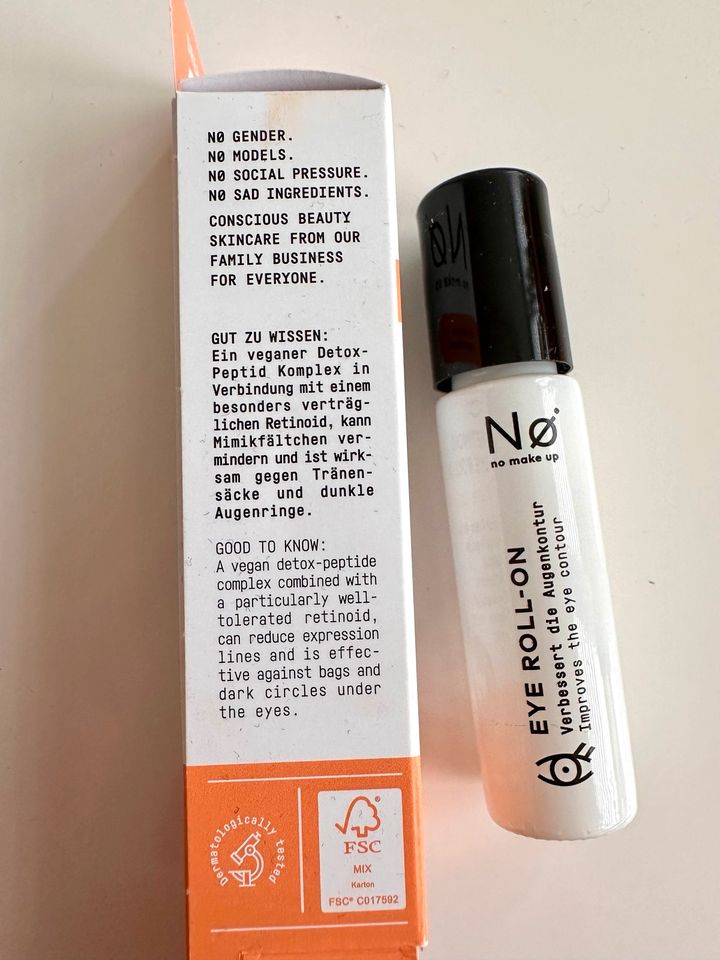 No Cosmetics Retinoid Eye Roll-on shine Today 10ml neu in Bonn