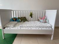 Baby- und Kleinkinderbett, Ikea Sundvik, weiß guter Zustand Hessen - Reiskirchen Vorschau