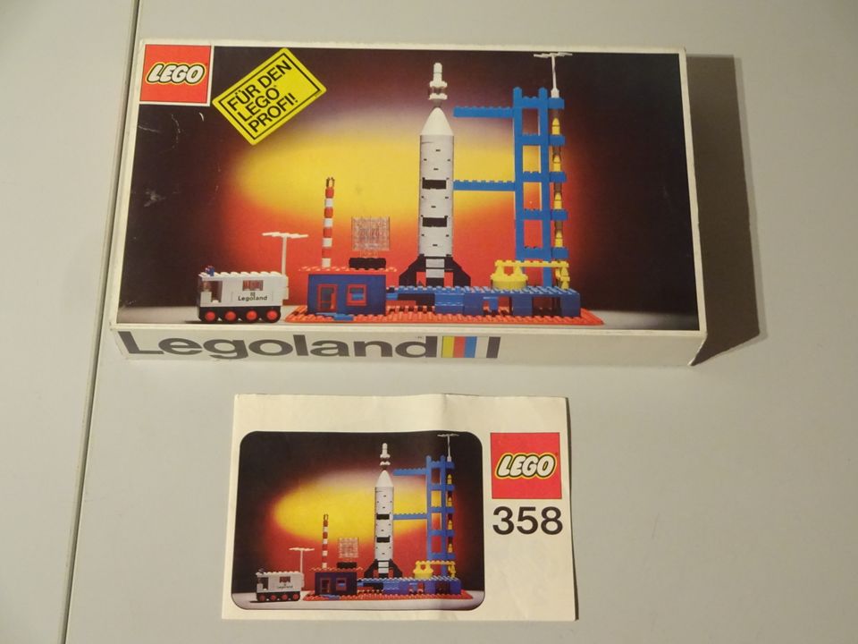 Lego 358 Rocket Base Space komplett mit OVP & BA in Affalterbach  