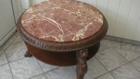 Antiker Tisch mit Löwenkopfbeinen und Marmorplatte !!!! Nordrhein-Westfalen - Neuss Vorschau
