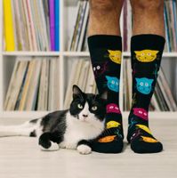 Happy Socks Cat Katzen Socken Größe 41-46 Unisex Lustig Socken Baden-Württemberg - Offenburg Vorschau