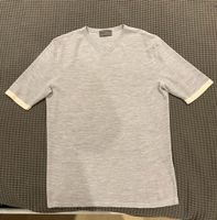 Kilgour Savile Row - Grey And White Wool V-Neck T-Shirt Essen - Essen-Borbeck Vorschau
