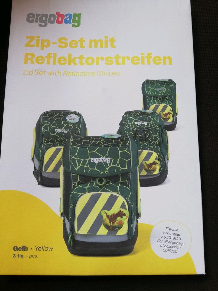 ergobag, Zip-Set mit Reflektorstreifen in Tellingstedt