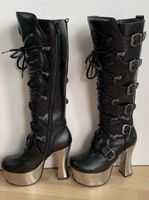 Stiefel New Rock Echtleder + Metallabsatz Gr. 36 OVP Baden-Württemberg - Freiburg im Breisgau Vorschau