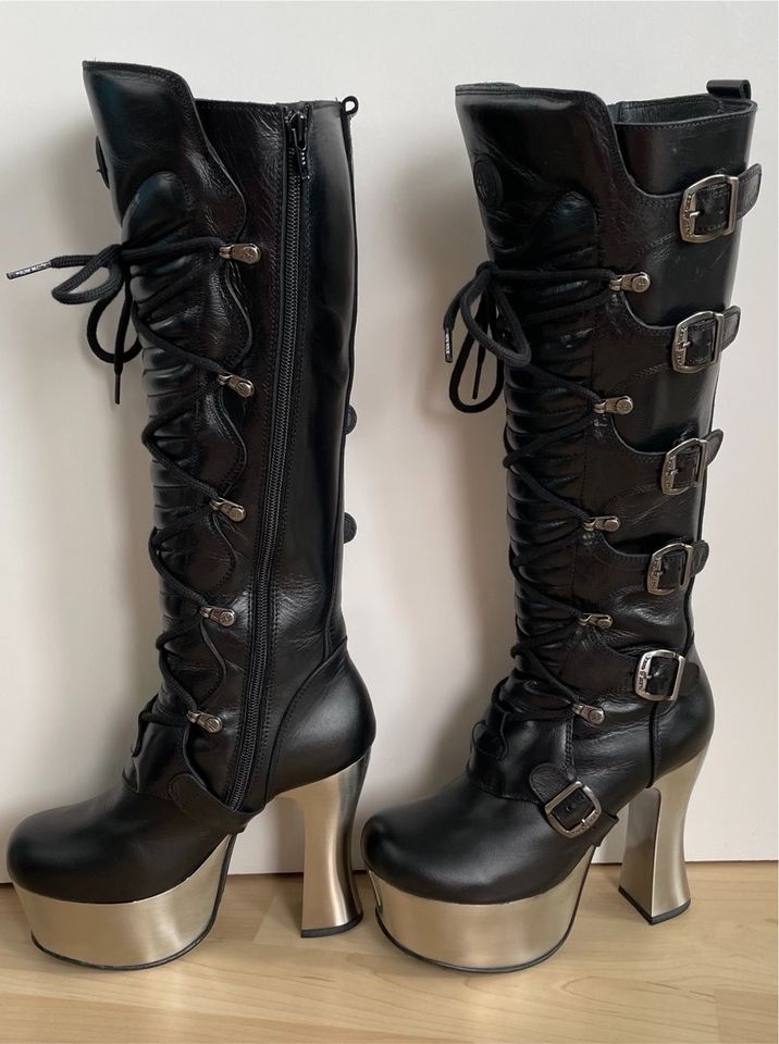 Stiefel New Rock Echtleder + Metallabsatz Gr. 36 OVP in Baden-Württemberg -  Freiburg im Breisgau | eBay Kleinanzeigen ist jetzt Kleinanzeigen