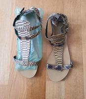 Navyboot echt Leder sandalen pantolette Muster beige gr. 38 Topzu Köln - Porz Vorschau