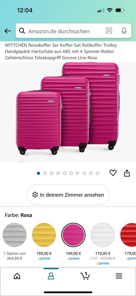 3 tolle Pinke Reisekoffer für den Urlaub in Kiel