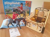 PLAYMOBIL 5110 Trakhener mit braun-gelber Pferdebox Hessen - Sulzbach Vorschau