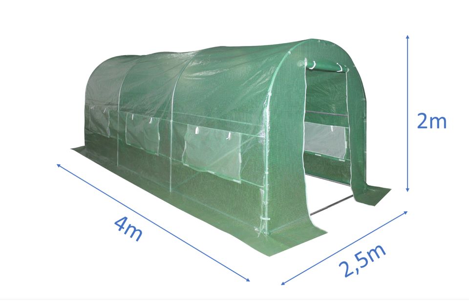 2x3m 2x3,5m 2,5x4 3x6m 3x10m Gewächshaus Folienzelt !!!AKTION!!!! Folientunnel Tomatenhaus Tomatenzelt in Berlin