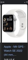 Apple Watch SE 44 mm Silber Niedersachsen - Langenhagen Vorschau