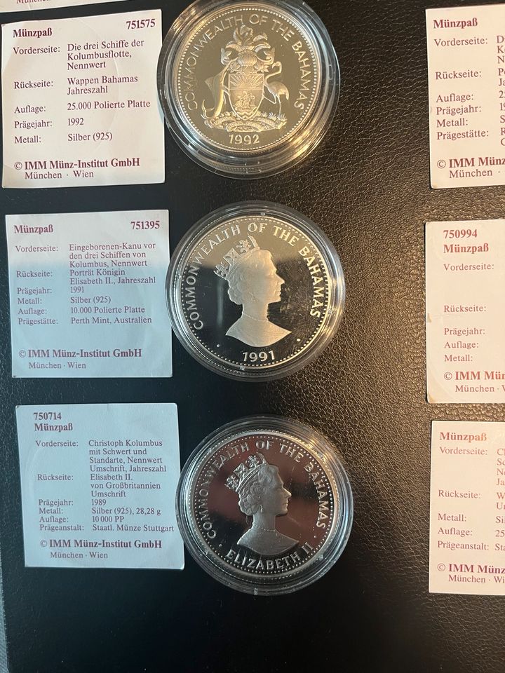 Versch. Sammlermünzen 925er Silber in PP 5/10/25/50 Dollar in Korbach