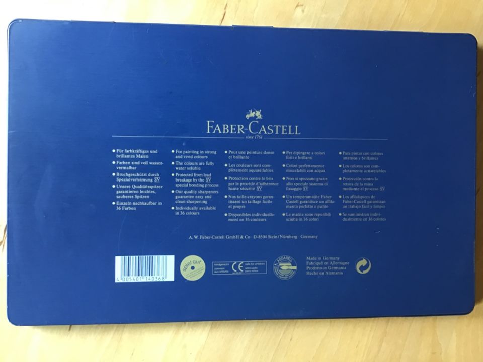 Faber Castell Buntstiftkasten leer in Weilburg