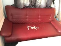 3 sitzer sofa weinrot zu verschenken Sachsen - Chemnitz Vorschau