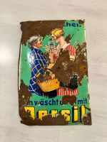 30er Jahre Persil aber Tantchen Emailleschild Emailschild Sachsen-Anhalt - Halle Vorschau