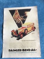 Altes Werbeplakat „Daimler-Benz-AG“ Thüringen - Erfurt Vorschau