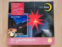 Weihnachten Deko 3D-Leuchtstern - Stern in Rot warmweiß Timer Niedersachsen - Verden Vorschau
