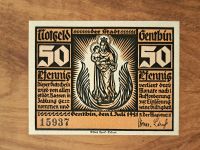 Notgeld Genthin 50 Pfennig 1921 Sachsen-Anhalt - Genthin Vorschau