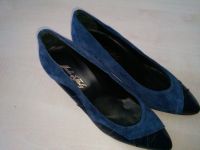 Blaue Velur Pumps Gr.37 Nordrhein-Westfalen - Elsdorf Vorschau