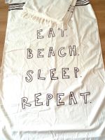 H&M Home Eat Sleep Beach Repeat Strandtuch Handtuch Niedersachsen - Hameln Vorschau