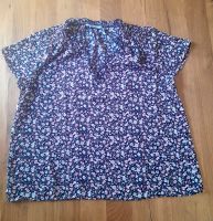Damen Shirt V-Ausschnitt Gr L von Only blau mit Blumen Rheinland-Pfalz - Jockgrim Vorschau