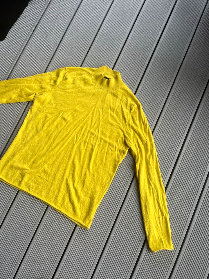 Massimo Dutti Langarm Shirt XL lemon in Kiefersfelden