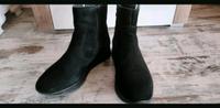 Neuw. Schwarze Stiefeletten 40, 5 Gabor Boots Stiefel Wildleder Hessen - Schöffengrund Vorschau