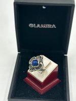 Antiker Ring mit Lapislazuli Silber 835 Berlin - Spandau Vorschau