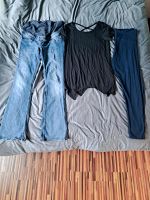 Umstandskleidung H&M Jeans shirt und leggings Gr 42 44 Nordrhein-Westfalen - Herzogenrath Vorschau