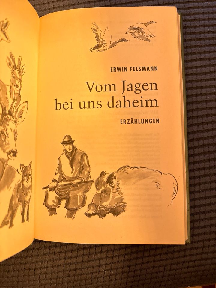 vom Jagen bei uns daheim, Erzählungen, Jagd, lesen, Buch in Issum