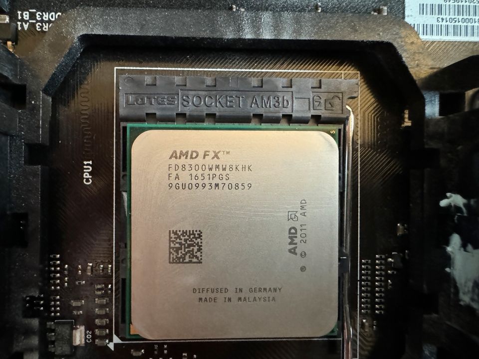 Mainboard, CPU, RAM - AMD FX8300, 16GB RAM in Bissingen an der Teck