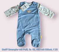 Steiff Strampler mit Pulli, Größe 50, hellblau,  NEU mit Etikett Bayern - Selb Vorschau