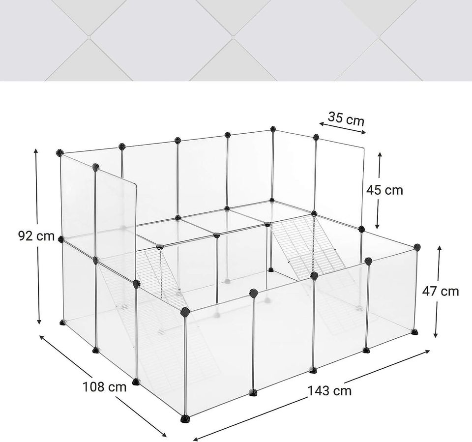 Freigehege,✅✅,für Kleintiere, modularer Zaun LPCO04W01x2 in Essen