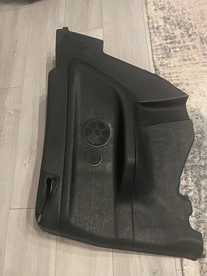 Bmw E36 Cabrio Türverkleidung Inlays Leder Schwarz Türpappen in Emstek