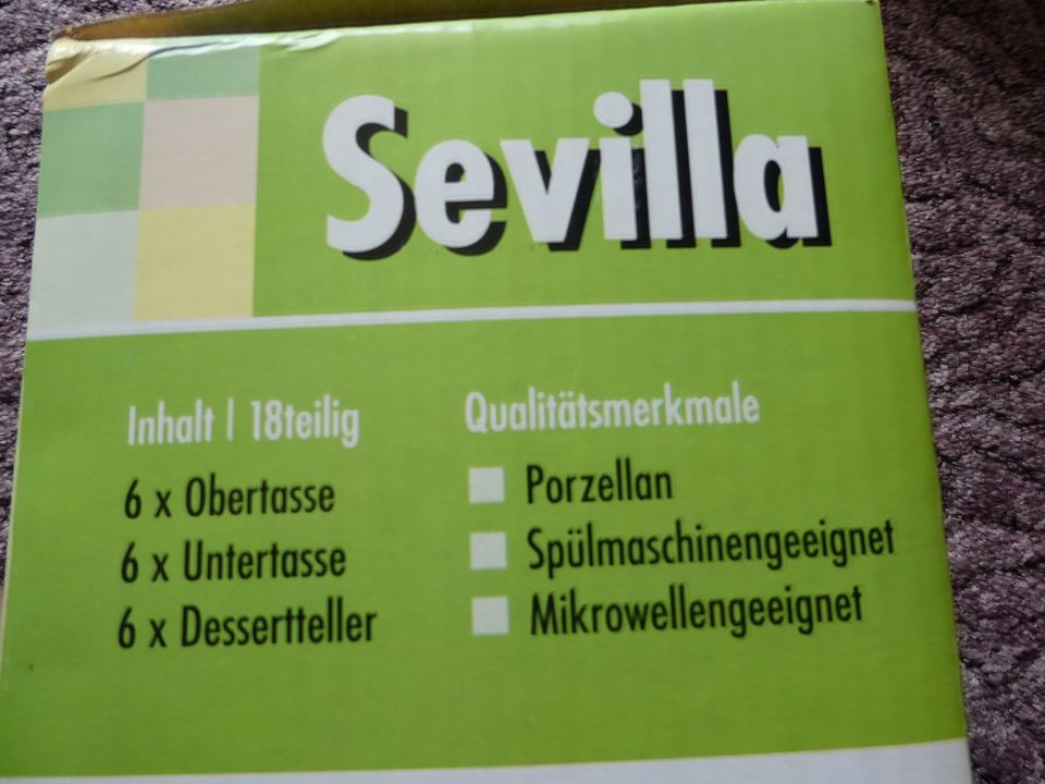 Kaffeeservice Sevilla 6 Personen NEU in Hildesheim